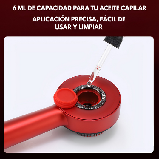 Cepillo masajeador de cuero cabelludo 3 en 1